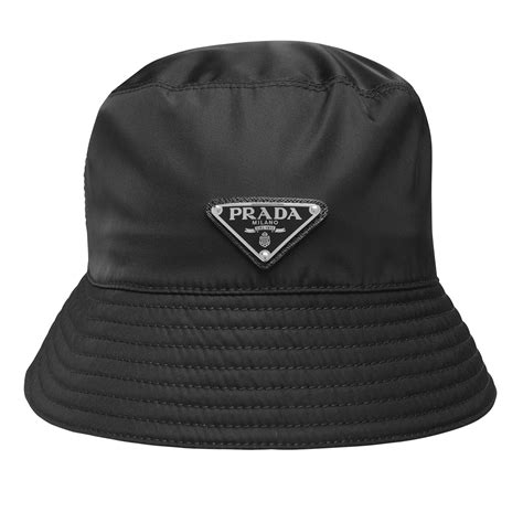 how much is a prada beanie|Prada black bucket hat.